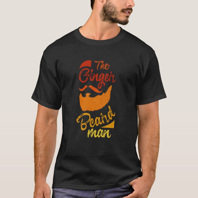 T-shirt Le Cool Redhead Irlandais Ginger Beard Man M'a har (Devant)