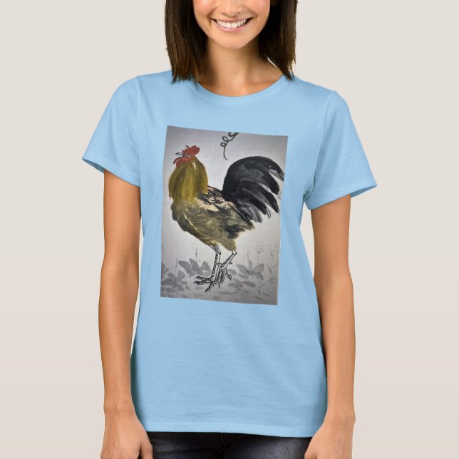 T-shirt Le coq américain (Devant)