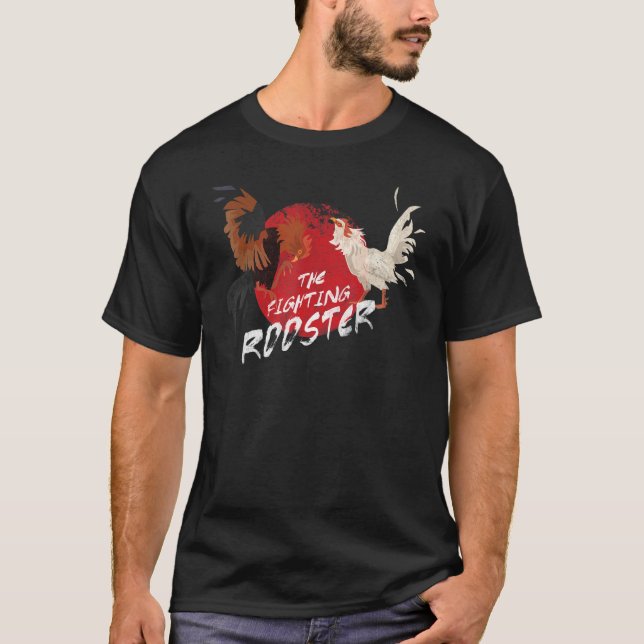 T-shirt Le Coq de Combat Pour Poule (Devant)