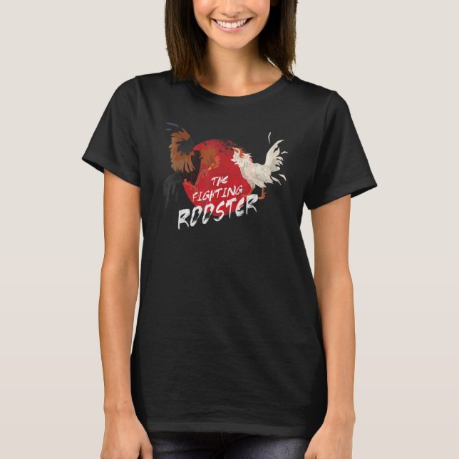 T-shirt Le Coq de Combat Pour Poule (Devant)