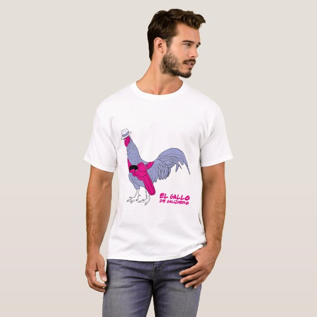 T-shirt Le coq de poulailler (Devant entier)