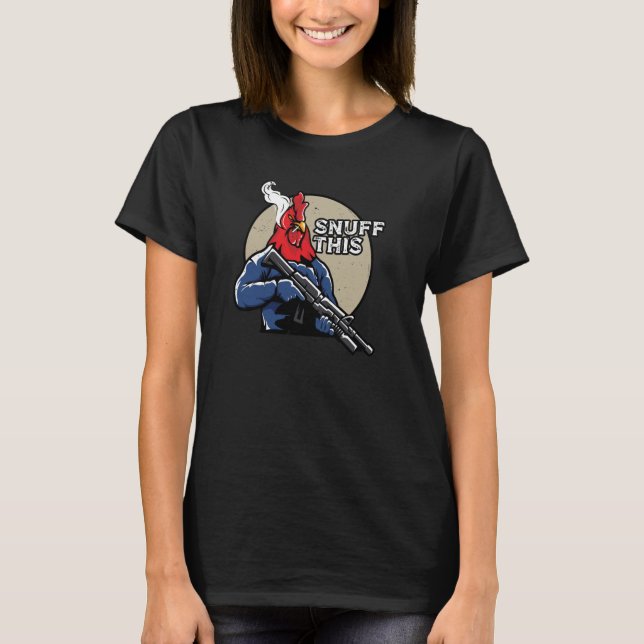 T-shirt Le Coq Snuff Cet Animal Dit : (Devant)