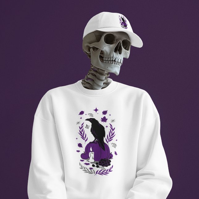 T-shirt Le Corbeau de l'automne - Un hommage gothique du M (Créateur téléchargé)