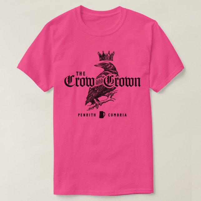 T-shirt Le Corbeau et la Couronne 1 (Design devant)
