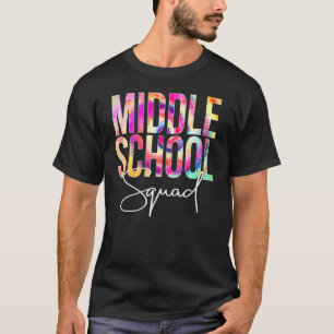 T-shirt Le Corps De L'École Secondaire Tie Dye Retour À L'