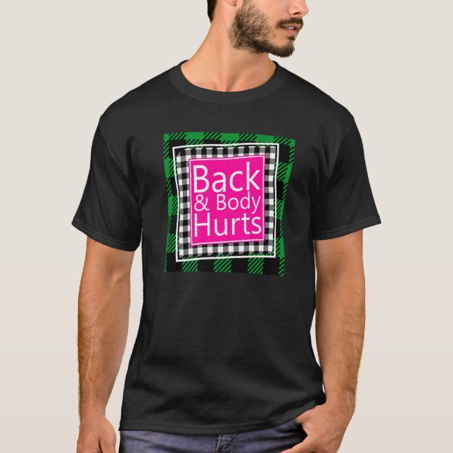 T-shirt Le corps noir blesse sarcastique (Devant)