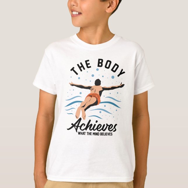 T-shirt Le corps réalise ce que l'esprit - Temps d'été (Devant)