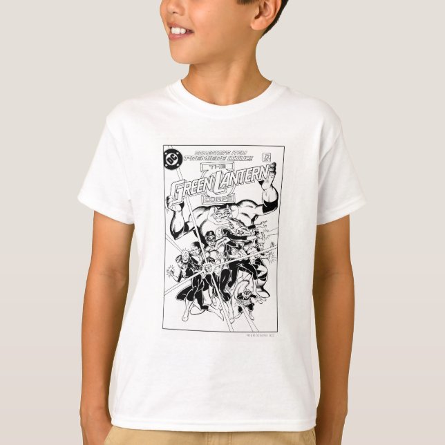 T-shirt Le Corps Vert des Lanternes, noir et blanc (Devant)