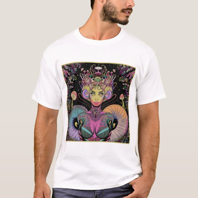 T-shirt Le Cosmic Forest Queen (Devant)
