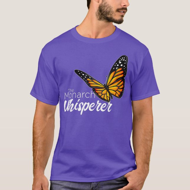 T-shirt Le costume de papillon Monarch Whisperer pour (Devant)