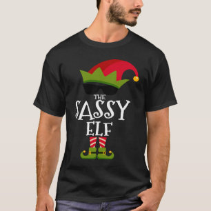 T-shirt Le costume d'elfe Sassy Matching Family Group Chri