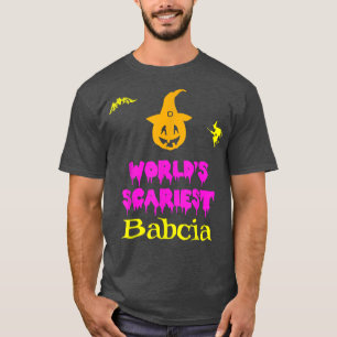 T-shirt Le costume d'Halloween Babcia le plus effrayant au