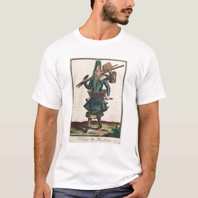 T-shirt Le costume du maçon (Devant)