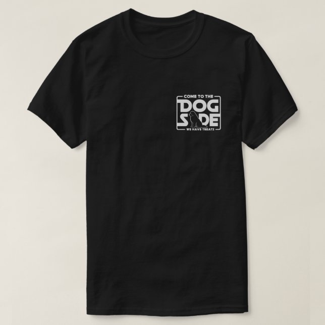 T-shirt Le côté chien  (Design devant)