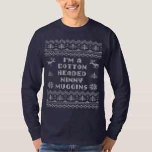 T-shirt Le coton a dirigé la chemise laide de chandail