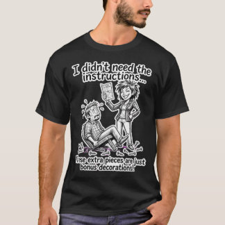 T-shirt Le couple "Je jure que je n'ai pas fait ça" - Les