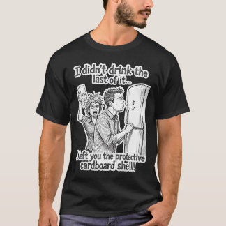 T-shirt Le couple "Je jure que je n'ai pas" - La coque en