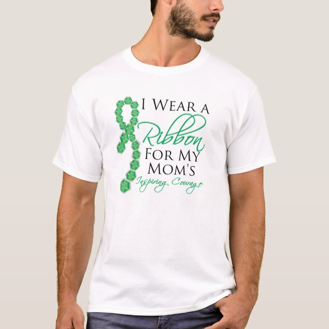 T-shirt Le courage de inspiration de la maman - Cancer de (Devant)