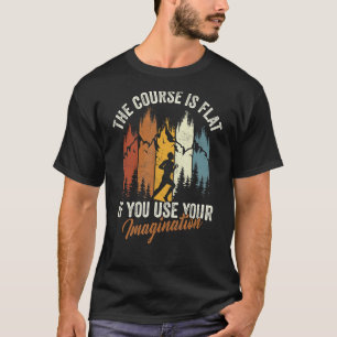 T-shirt Le Cours Est À Usage Plat Imagination Cross Countr