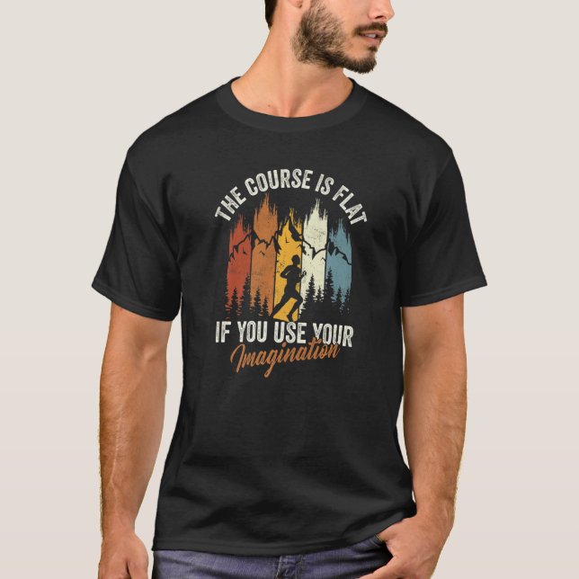 T-shirt Le Cours Est À Usage Plat Imagination Cross Countr (Devant)