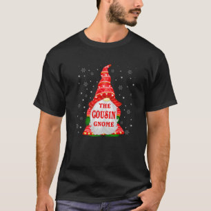 T-shirt Le Cousin Gnome Noël Correspondant à la Famille de