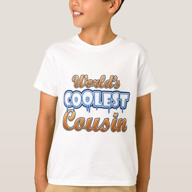 T-shirt Le cousin le plus frais du monde (Devant)