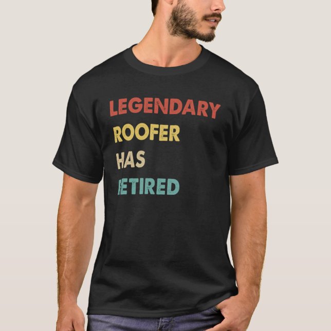 T-shirt Le Couvercle Légendaire A Retraité (Devant)