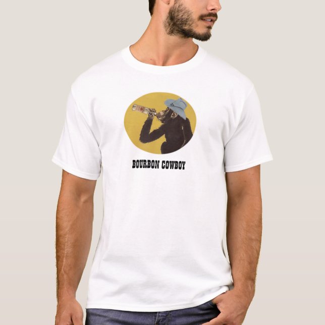 T-SHIRT LE COWBOY DE BOURBON (Devant)
