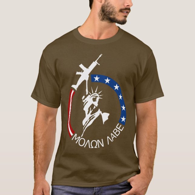 T-SHIRT LE CPRA 16 F-N - MOLON LABE (Devant)
