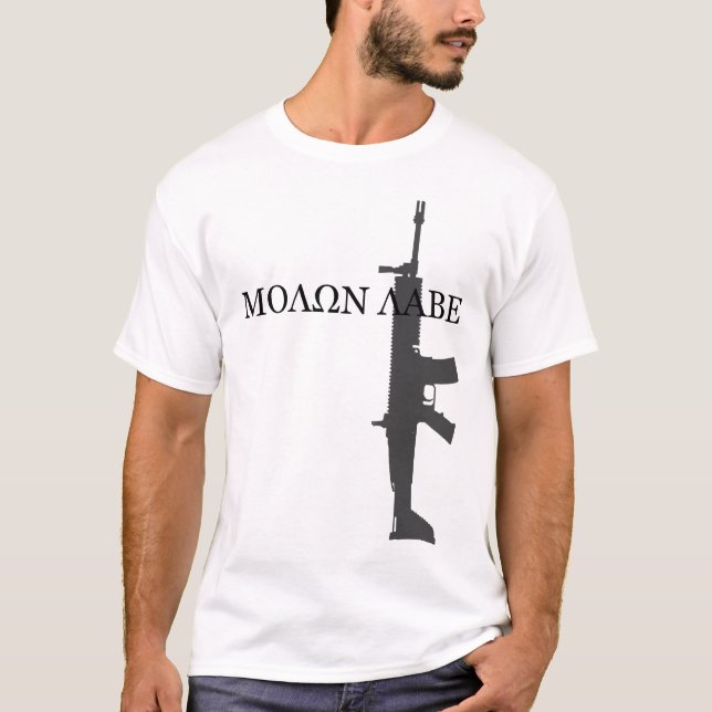 T-SHIRT LE CPRA MK 16 F-N - MOLON LABE (Devant)