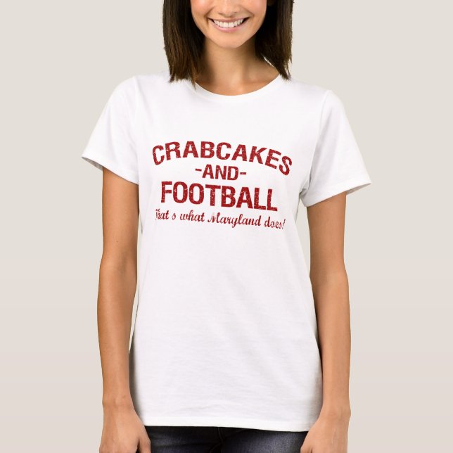 T-shirt Le Crabcakes-et-Football (Devant)
