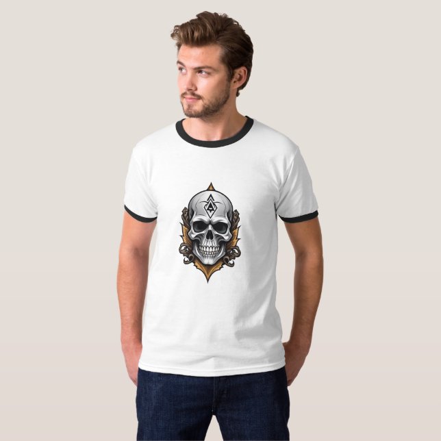 T-shirt Le crâne (Devant entier)