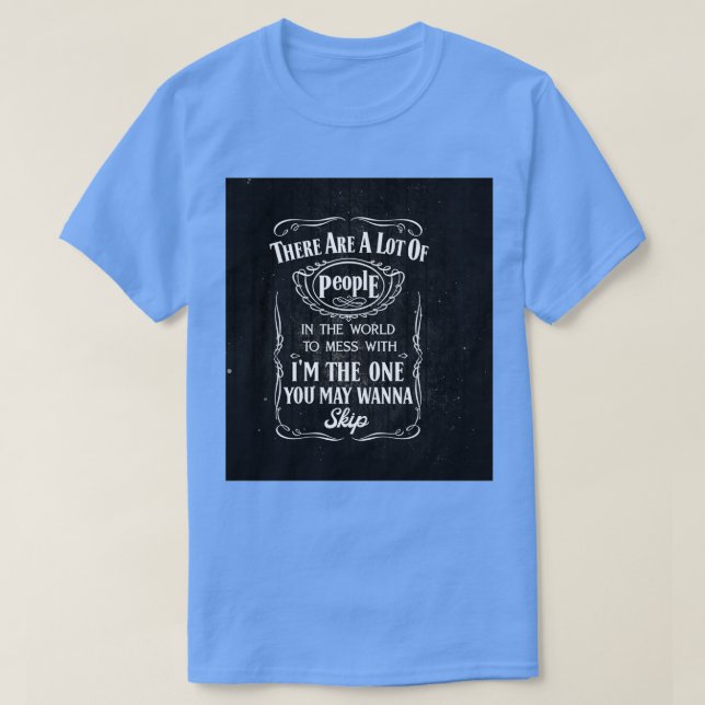 T-shirt Le Crâne de la barbe Le sont beaucoup de gens dans (Design devant)