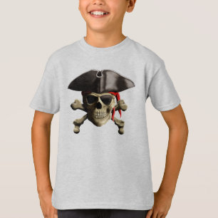 T-shirt Le crâne du Jolly roger pirate
