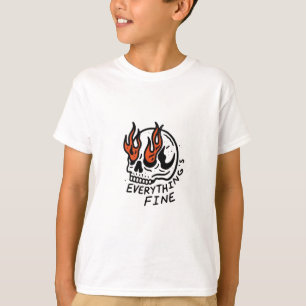 T-shirt Le crâne fin de tout