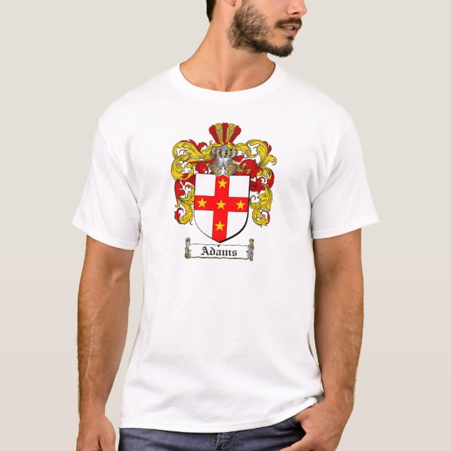 T-SHIRT LE CREST DE FAMILLE D'ADAMS - MANTEAU D'ADAMS DES (Devant)