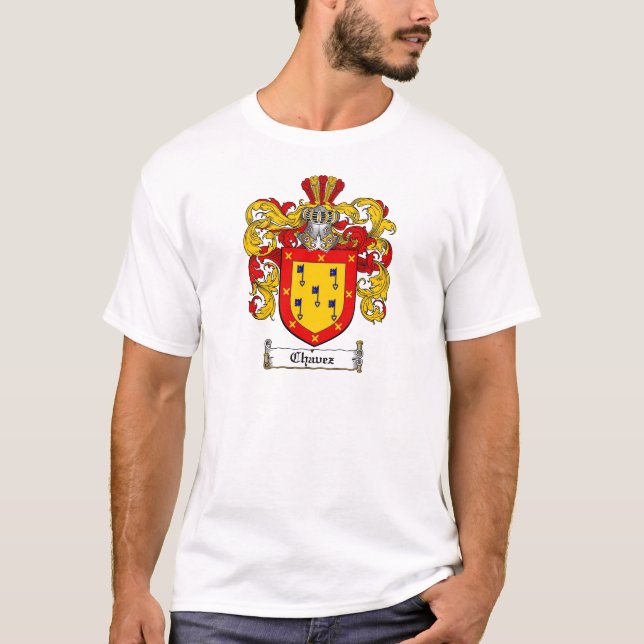 T-SHIRT LE CREST DE FAMILLE DE CHAVEZ - MANTEAU DE CHAVEZ (Devant)