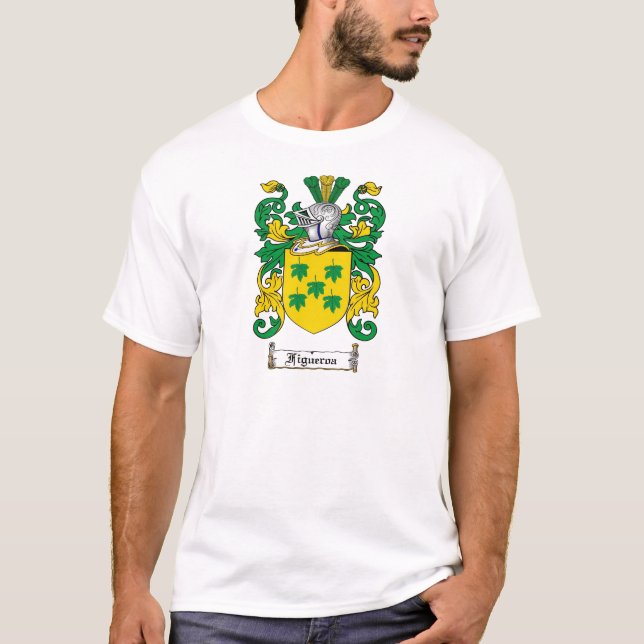 T-SHIRT LE CREST DE FAMILLE DE FIGUEROA - MANTEAU DE (Devant)