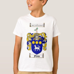 T-SHIRT LE CREST DE FAMILLE DE FLYNN - MANTEAU DE FLYNN