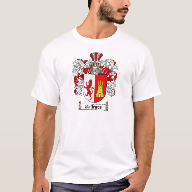 T-SHIRT LE CREST DE FAMILLE DE GALLEGOS - MANTEAU DE (Devant)