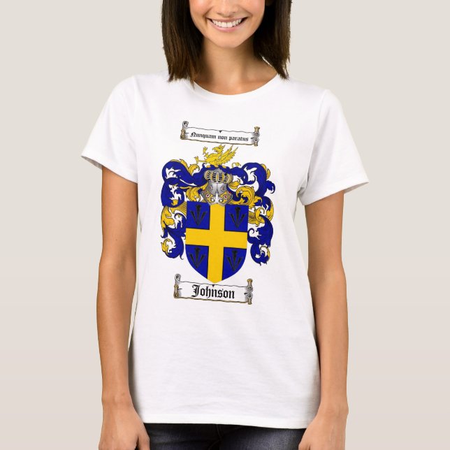 T-SHIRT LE CREST DE FAMILLE DE JOHNSON - MANTEAU DE (Devant)