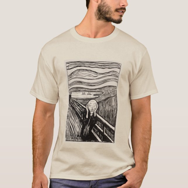 T-shirt Le Cri 2 de Munch (Devant)