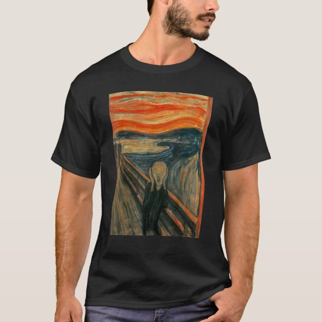 T-shirt Le cri d'Edvard Expressionism Munch Art (Devant)
