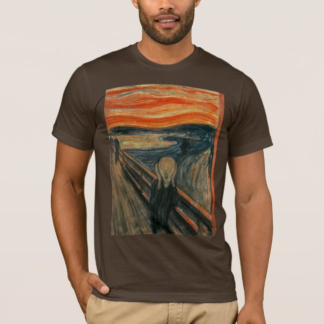T-shirt Le Cri d'Edvard Munch (Devant)