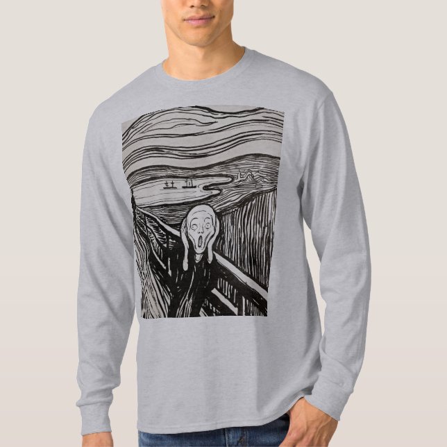 T-shirt Le cri Edvard Munch (Devant)