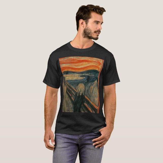 T-shirt Le Cri - Edvard Munch (Devant entier)