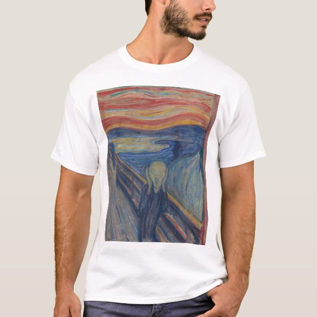 T-shirt Le cri, Edvard Munch (Devant)