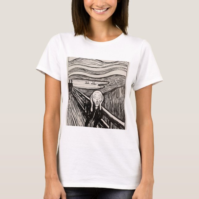 T-shirt Le cri Edvard Munch (Devant)