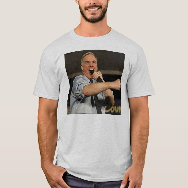 T-shirt Le cri perçant de Howard Dean (Devant)