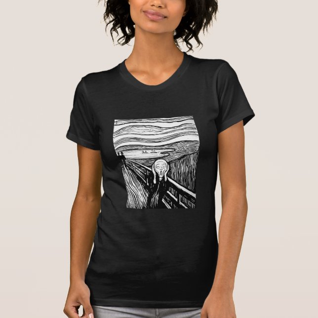 T-shirt Le cri perçant par Edvard Munch (Devant)
